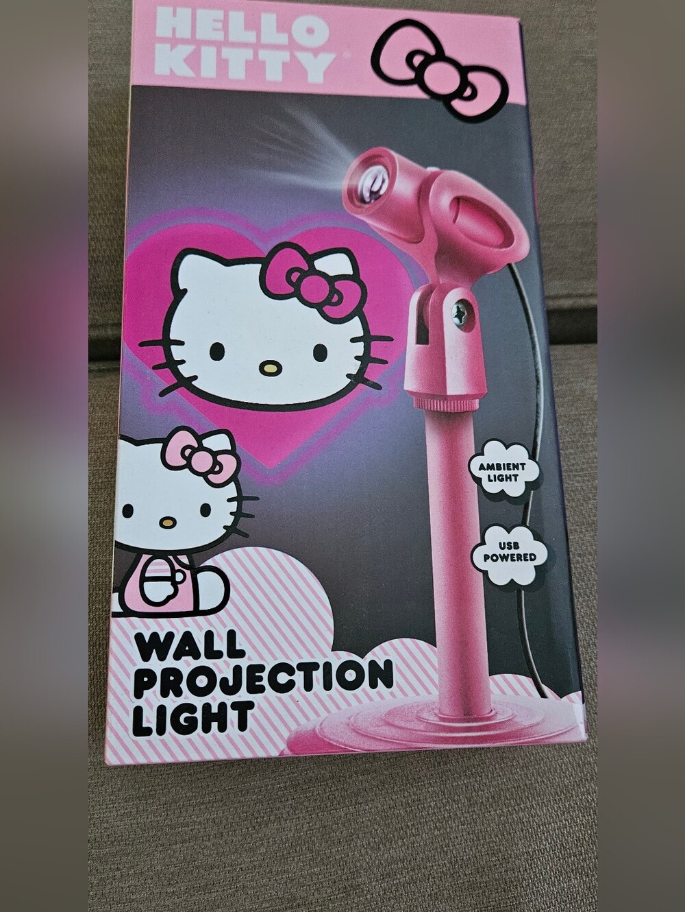 Hello Kitty Pink Wall Projection Light Lamp